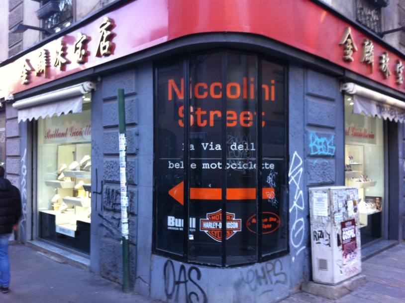 L’angolo di via Niccolini che indica la Numero Uno